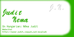 judit nema business card